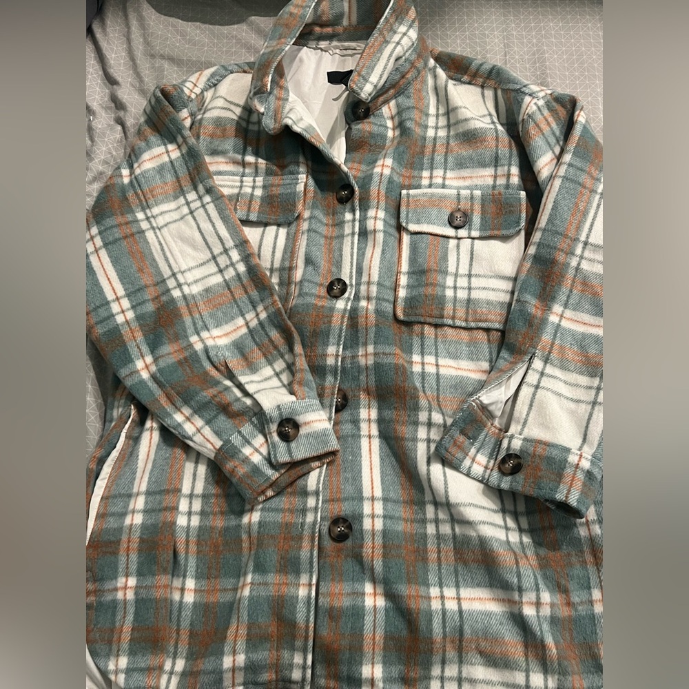 Forever 21 Jacket Plaid Flannel Long Sleeve